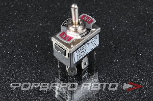 Тумблер 3 положения (On)-Off-On, 6 контактов, 12V 20A, 24V 15A DC RACING ELECTRIC FE-A1783B