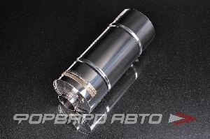 Глушитель Вход = 63 мм Выход = 63 мм Длина = 350 мм, нержавеющая сталь MPE 140x350x63.5