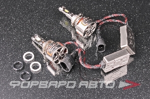 Светодиодные лампы головного света P13/9005/9006/9012  с вентилятором 12V 100W 11000Lm 5500K AOZOOM P13/HB3 12V