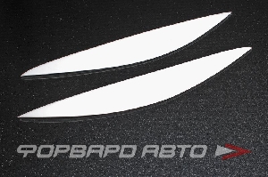 Накладки фар (реснички) Renault Fluence 2009г-  