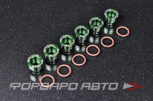 Адаптер форсунки TOYOTA 1JZ-GTE (Non VVT-i), 2JZ-GTE, 14-мм, 6 шт RADIUM ENGINEERING 20-0216-06