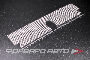 Защитная сетка в штатную решетку радиатора (металлик) для Renault Duster 2010—2014 РУССКАЯ АРТЕЛЬ RRD-026500