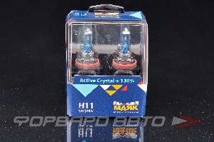 Лампа H11 12V 55W Activ Crystal +130% МАЯК 72110AC+130