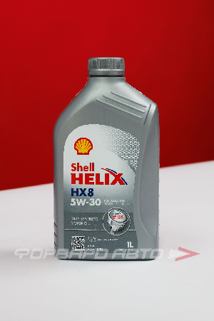 Масло моторное 5W30 1л, HELIX HX8 Synthetic SL A3/B4 SHELL 550046372