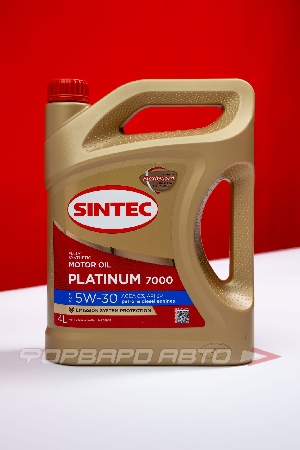 Масло моторное 5W30 4л, PLATINUM 7000 C3 (c) SINTEC 600149