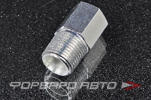Фитинг NPT 1/2" - M12*1,5 мм, наружная и внутренняя резьбы, нержавеющая сталь <> FTMF-1/2-M1215ST