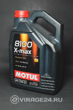 Масло моторное 0W30 4л, X-MAX 8100 A3/B4 SL (с) MOTUL 112935