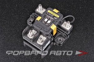 Распределительная коробка под 2 предохранителя MEGAVAL с крышкой (МТА)  