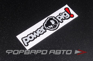 Наклейка "Power pig" MELCO 