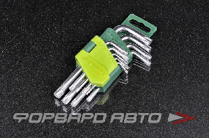 Набор ключей TORX (короткие) 9шт. ДЕЛО ТЕХНИКИ 563090