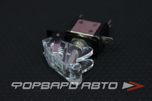 Тумблер 2 положения с защитной крышкой прозразный <> 