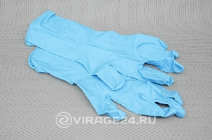 Перчатки Manual  нестерильные латексные <> HR419