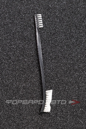 Щетка двухсторонняя мягкая, белая щетина BR17 (mini) LERATON 040684