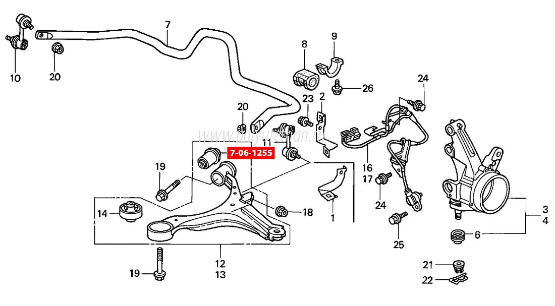 Сайлентблоки задней подвески хонда срв 3 схема
