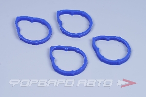 Прокладка коллектора LADA ЛАРГУС, RENAULT Logan 8кл (впускного модуля) силикон синий (к-т 4шт) CS20 08335