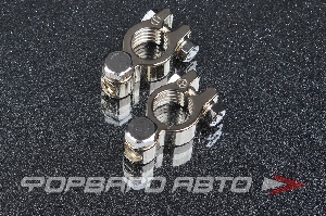 Клемма аккумуляторная "±" (латунь) 48х29,3х19мм HI-POWER CBT-0010U2A-G