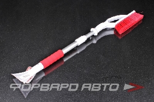 Щётка-смётка со скребком (80-100 см) с телескопической, ручкой распушенной щетиной SKYWAY S07801016