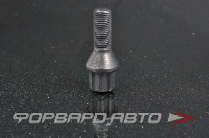Болт колеса 12*1,25*28 конус, спецключ, сталь, черный TPI B7772028BC