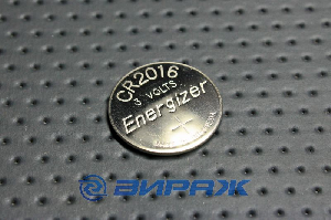 Элемент питания 3V литиевая ENERGIZER CR2016