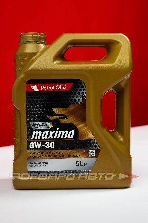 Масло моторное 0W30 5л, Maxima WSS-M2C950-A SN C2 (с) Petrol Ofisi 400001367