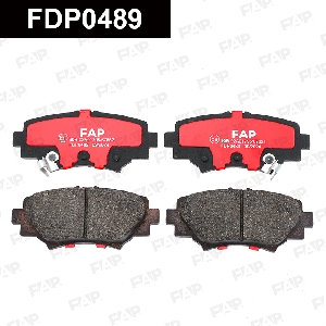 Колодки тормозные FAP FDP0489