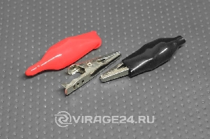 Зажим "Крокодил" L-55 15А (кембрик)  308-351