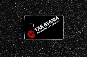 Стикер для банковской карты "TAKAYAMA FORWARD AUTO" 2023  86*55мм CIAY 