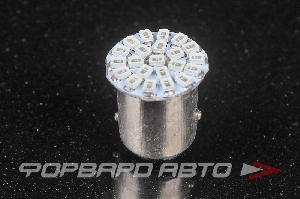 Лампа светодиодная 12V 1157 22SMD красная . 
