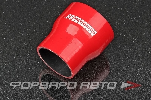 Патрубок силиконовый 60-76 мм, красный AUTOBAHN88 