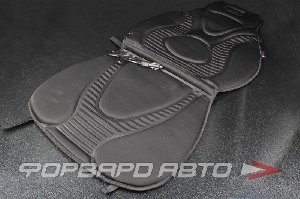 Подогрев сиденья+спинка 12V, Люкс с терморегулятором AUTOVIRAZH 