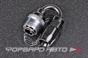 Фитинг AN4 180°, под шланг AN, быстросъемный (quick release) "мама" (female) AB88 