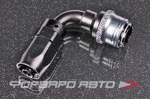 Фитинг AN6 90°, под шланг AN, быстросъемный (quick release) "мама" (female) AB88 