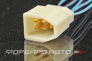 Разъем 5-ти контактный межжгутовой серии 2.8 папа (с проводами) CARGEN AX34402