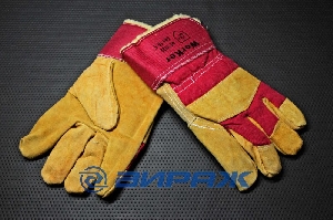 Перчатки спилковые SIBERIA утеплённые <> 0385-11-RU