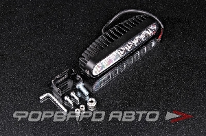 Фара светодиодная 12/24V 24W 8 диодов, (4-направ.,4рассеив.) 165*52*35 мм KS-AUTO KS-WC108S