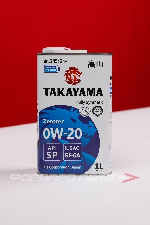 Масло моторное 0W20 1л, SP GF-6A металл (с) TAKAYAMA 605140