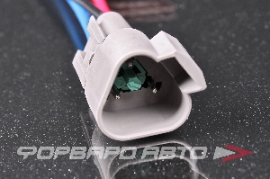 Разъем 3-х контактный под сечение кабеля 0.5-0.8 мм² (с проводами) CARGEN AX8113