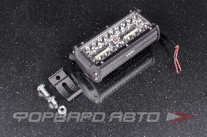 Фара светодиодная OFF ROAD 160*75*60мм прямоугольная 12V/24V 120W 6000K SKYWAY 40 диодов Ближний свет SKYWAY S07201063