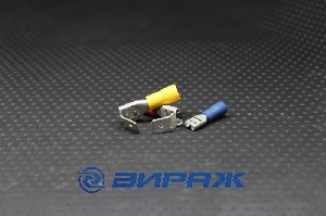 Разъем плоский изолированный, ответвительный 2,5*7*0,8 КВТ РПИ-О 2,5-7-0,8