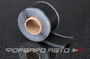 Лента силиконовая универсальная (3 метра рулон) черная AUTOBAHN88 