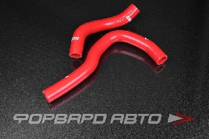 Патрубки радиатора силиконовые Honda Interga DC5 Type R красные AUTOBAHN88 