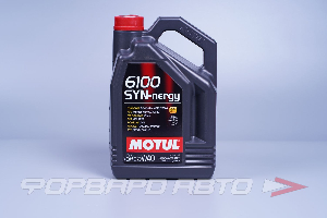 Масло моторное 5W40 5л, SYN-nergy 6100 A3/B4 SN MOTUL 111690