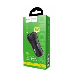 Устройство зарядное в прикуриватель 2 USB, 2,4 A/3,4A HOCO Z21