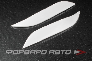 Накладки фар (реснички) Toyota Avensis, AZT250 2003 - 2010г.(рестайлинг)  