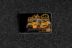 Стикер для банковской карты "GOCHA SMILE - GTR " 2023 ФОРВАРД АВТО 