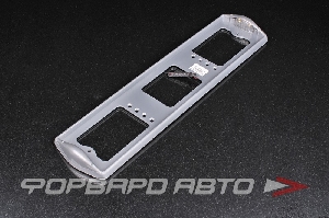 Накладка под номер с подсветкой (СЕРАЯ) боковое расположение <> АВ002-С