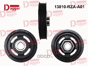 Шкив коленвала HONDA K24A DAGGER 13810RZAA01