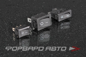 Тумблер клавишный без подсветки в ассортименте  