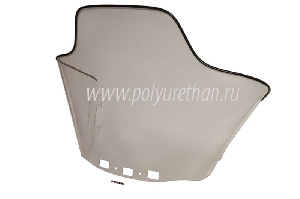 Стекло для снегохода BRP (Bombardier) Lynx Yeti V-800 Army, Skandic 2008-2011 (3мм, h=610мм) ПОЛИУРЕТАН 50-44-3953Pc