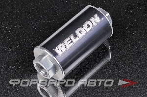 Фильтр AN10 топливной системы, 100 микрон, Stainless Steel WELDON WEQ10100SSN
